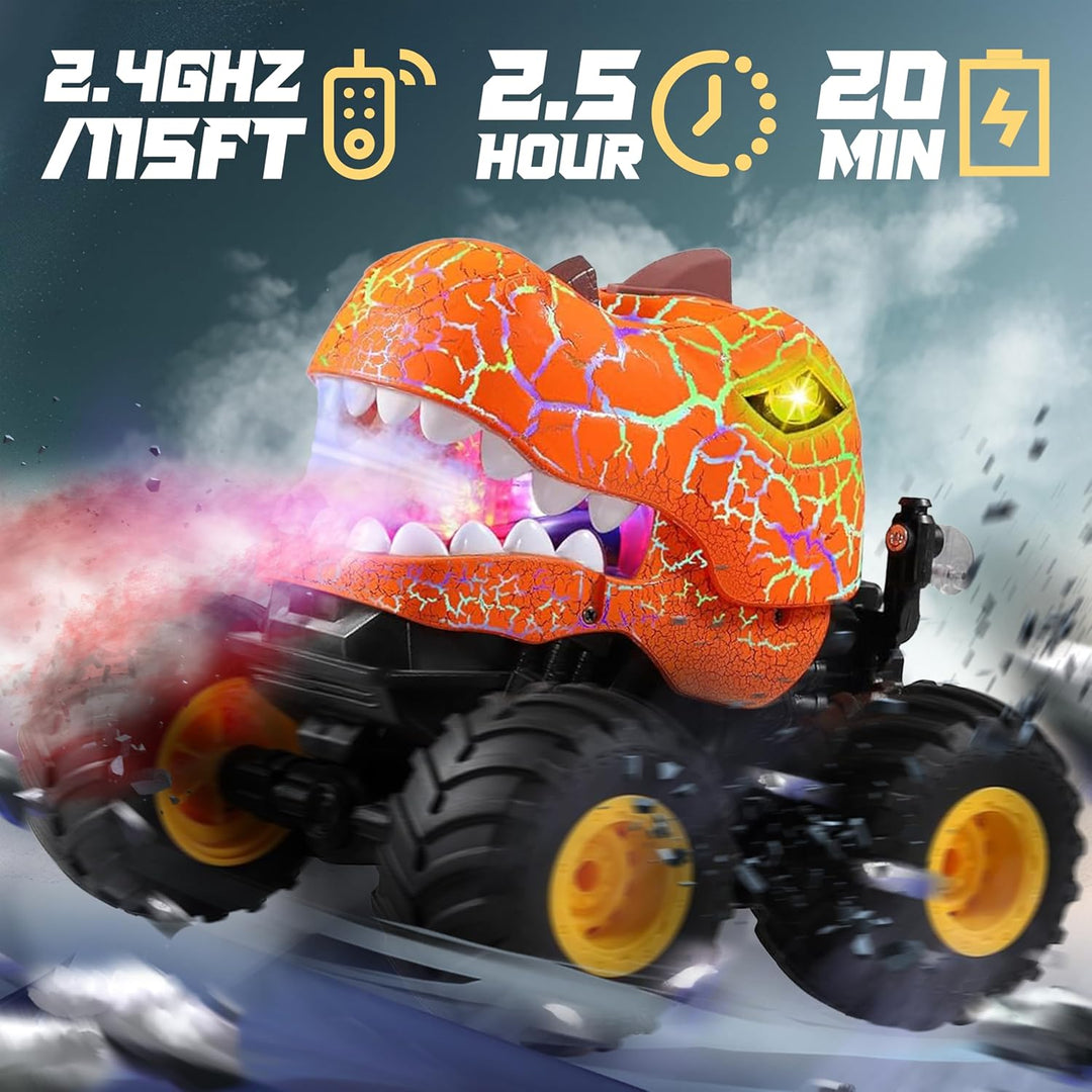 BEZGAR Monster Truck Toys - Camión monstruo de control remoto con r...