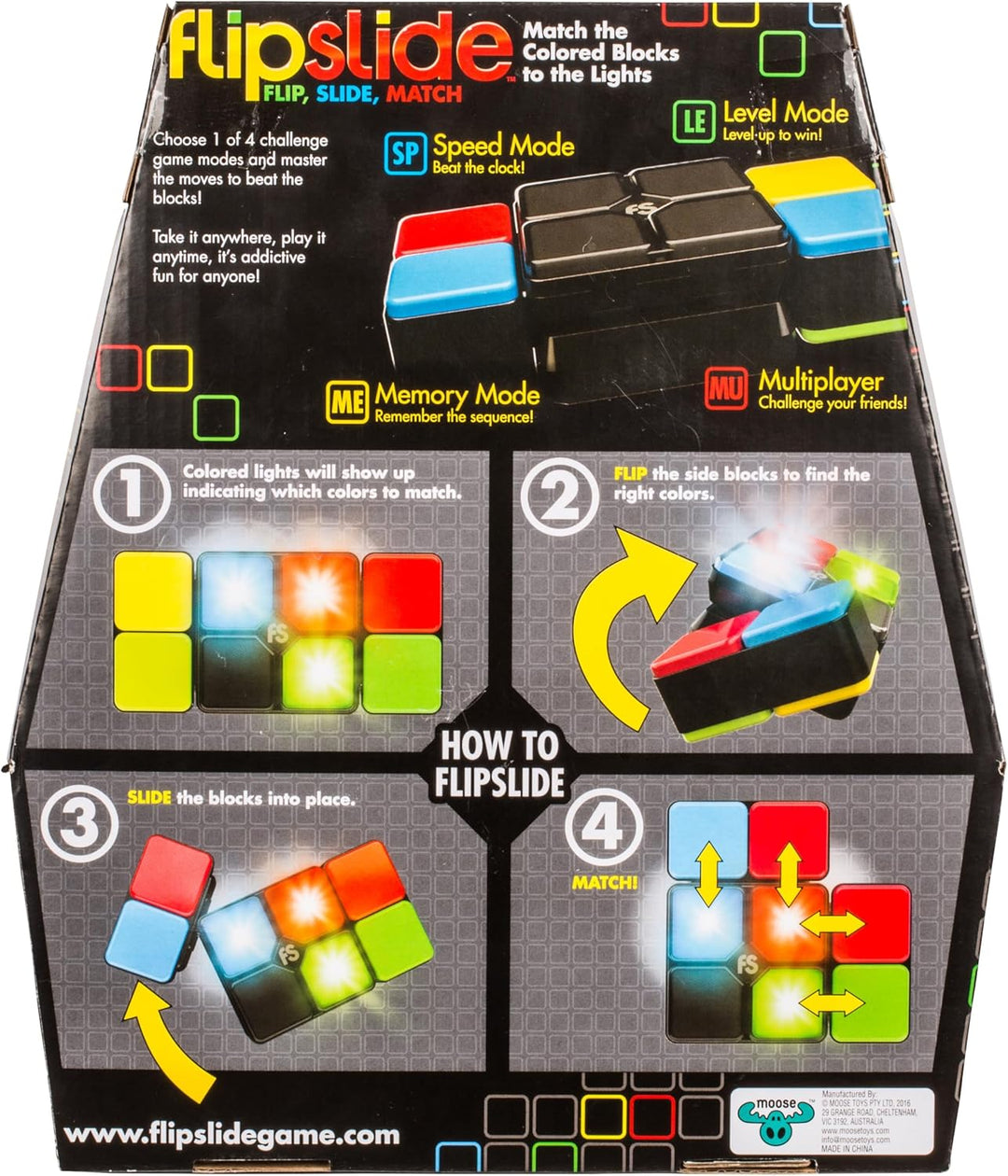 Flipslide Juego Juego electrónico de mano Adictivo juego