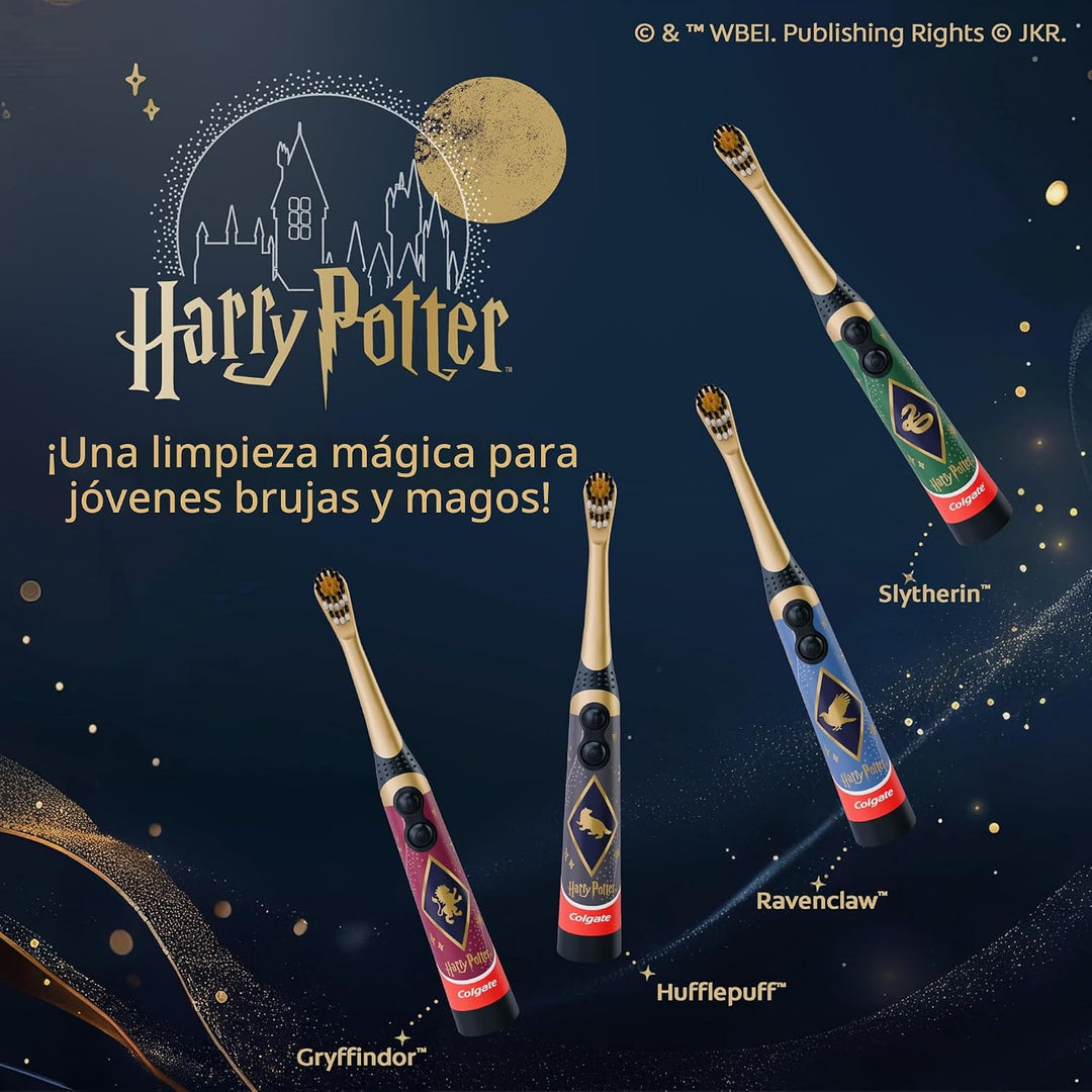 Colgate Kids - Cepillo de dientes eléctrico con batería Harry Potte...
