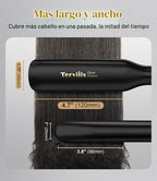 Terviiix Plancha plana para el cabello, cubre más cabello en una pasada