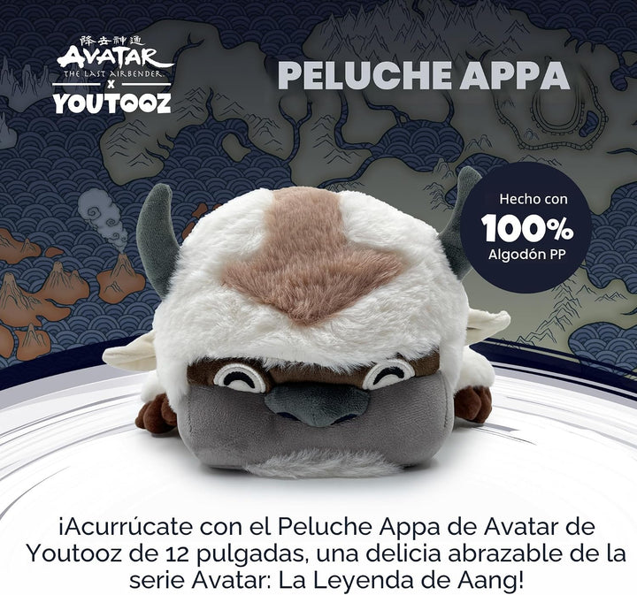 Youtooz Muñeco de felpa de 30 cm de Appa de Avatar El último maestr...