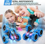 QUNREDA Coche de control remoto, juguetes de autos RC para niños de...