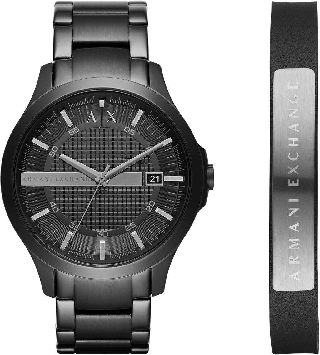 A|X ARMANI EXCHANGE - Reloj de cuarzo para hombre, de acero inoxidable, de vestir