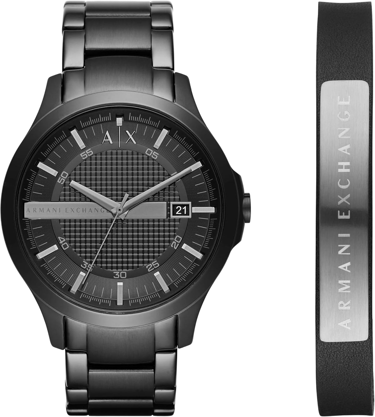 A|X ARMANI EXCHANGE - Reloj de cuarzo para hombre, de acero inoxidable, de vestir