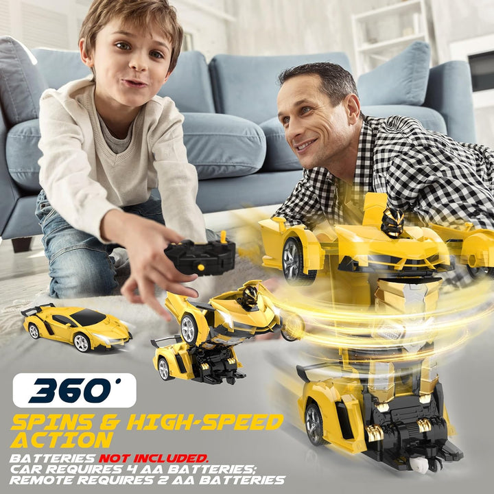 Dolanus Coche de Control Remoto - Transform Robot Coches RC, Juguet...