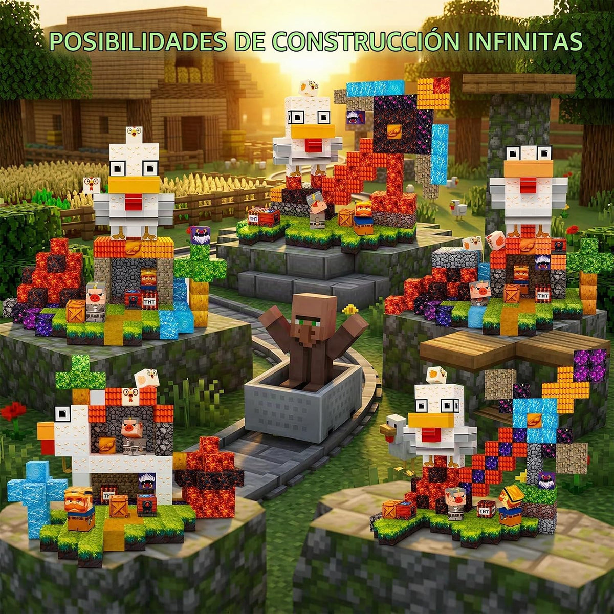 Bloques de construcción magnéticos STEM juguete para niños a partir