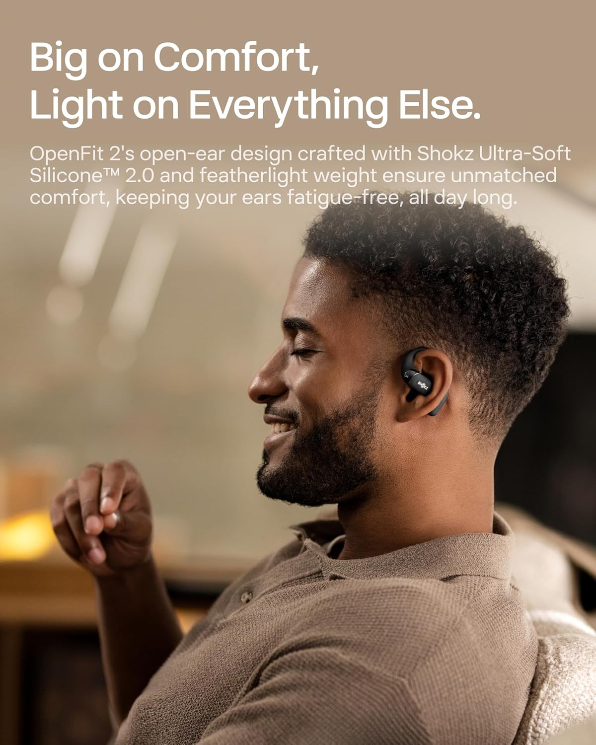 SHOKZ OpenFit 2 auriculares de oreja abierta, auriculares Bluetooth