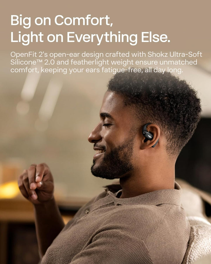 SHOKZ OpenFit 2 auriculares de oreja abierta, auriculares Bluetooth...