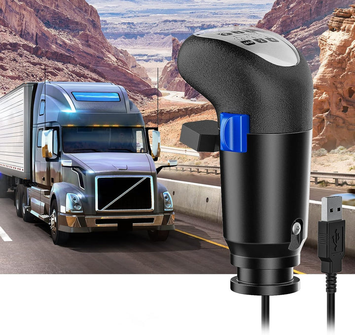 aikeec Pomo de palanca de cambios USB de un camión ATS ETS