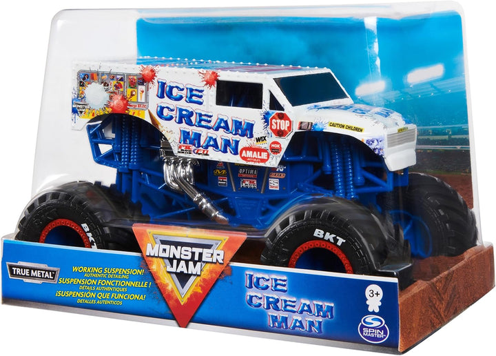 Monster Jam, camión monstruo oficial de Ice Cream Man, vehículo fun...