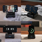 LOOI Robot-Space Black-AI Compañero de escritorio, interacción de voz ChatGPT y Gemini, comprensión visual, personalidad y memoria, carga inalámbrica de 10 W, regalo de tecnología y dispositivo, mascotas electrónicas, juguete, geek, configuración de escri