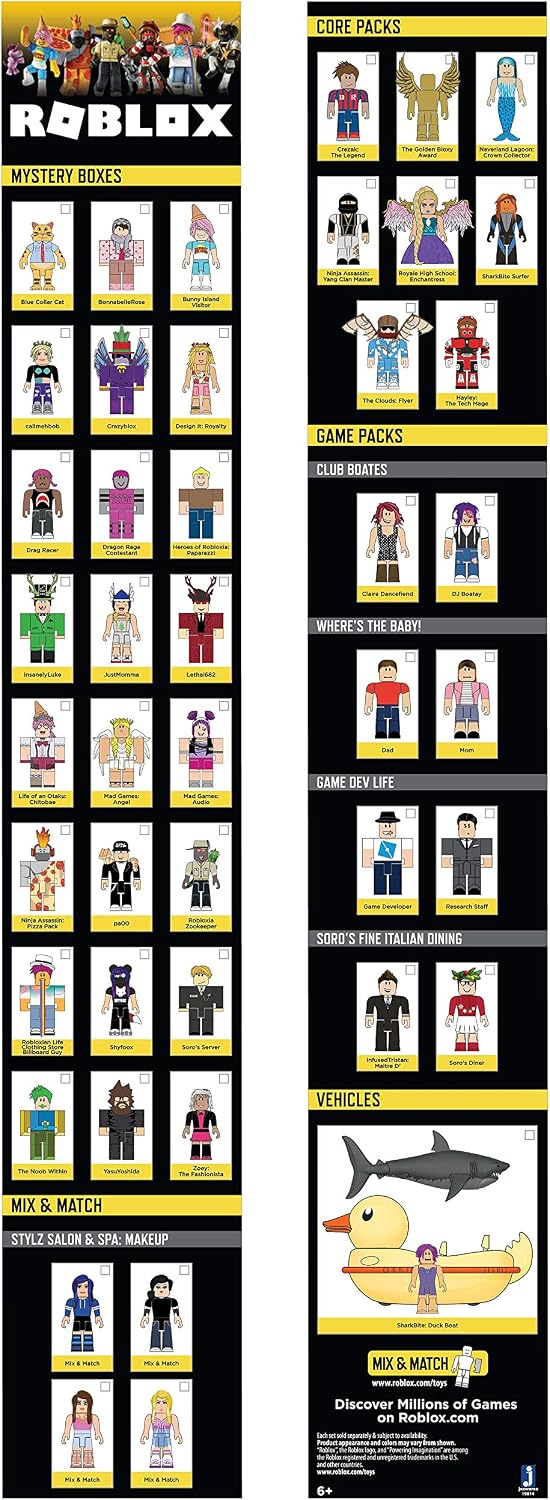 Roblox Paquete de Celebridades con dos figuras