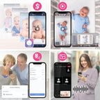 VTech Smart WiFi Video Baby Monitor, pantalla HD de 5.5 pulgadas: Smart HD