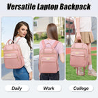 Mochila para laptop Tealari para mujeres, mochila para laptop de 15...