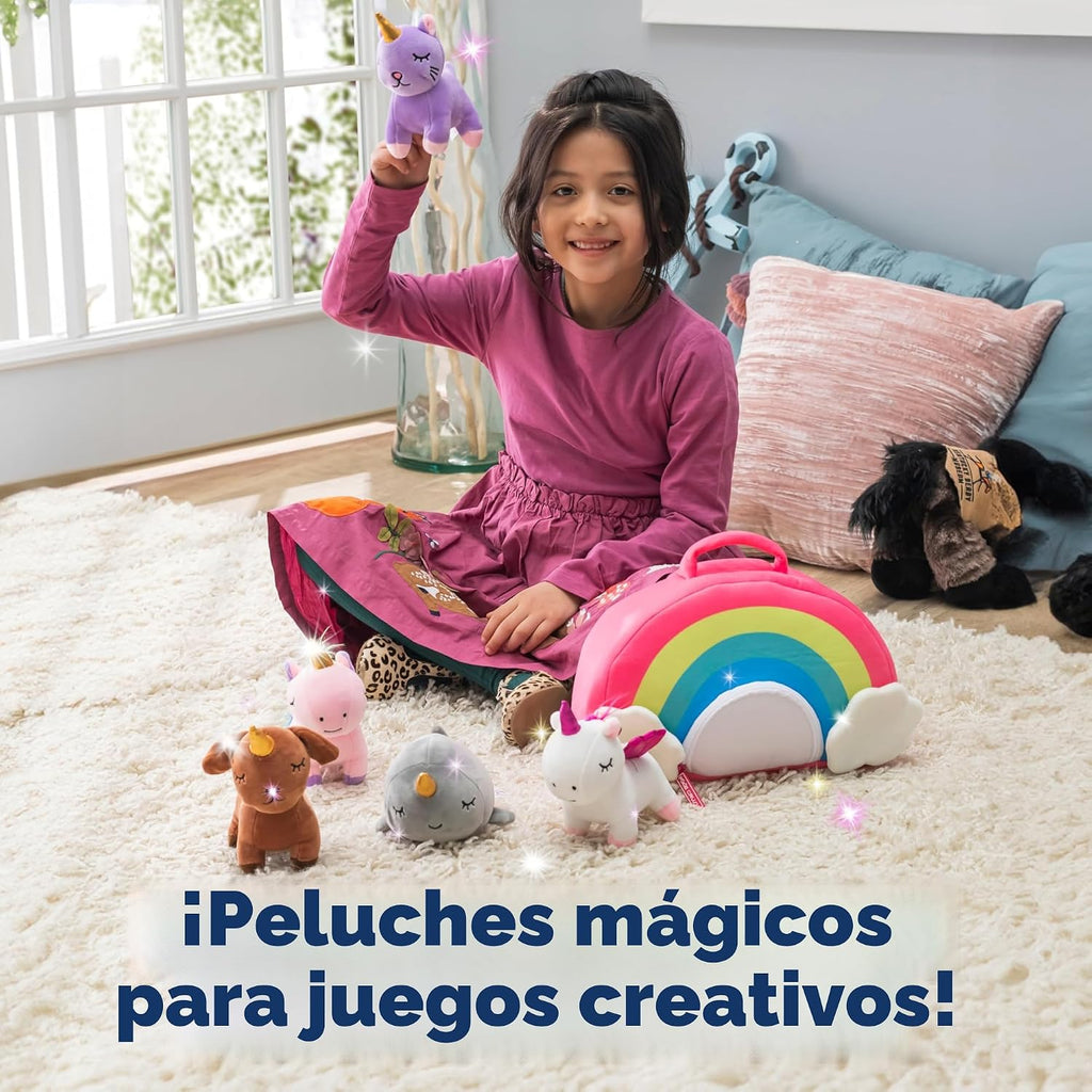 PixieCrush Juego de animales de peluche de unicornio