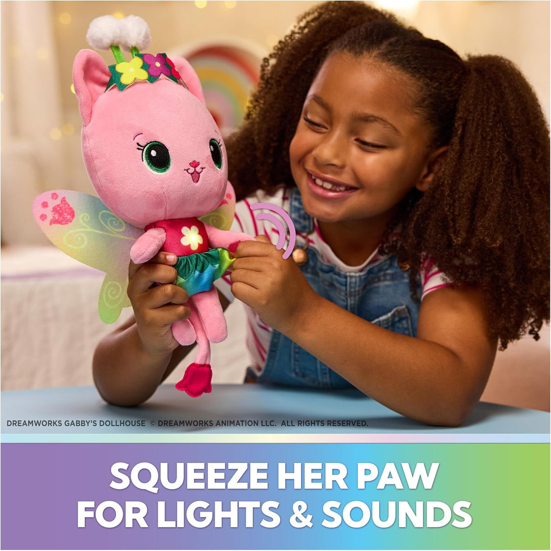 Gabby\u2019s Dollhouse Fairylandia Oficial Rainbow Light-Up Kitty F...