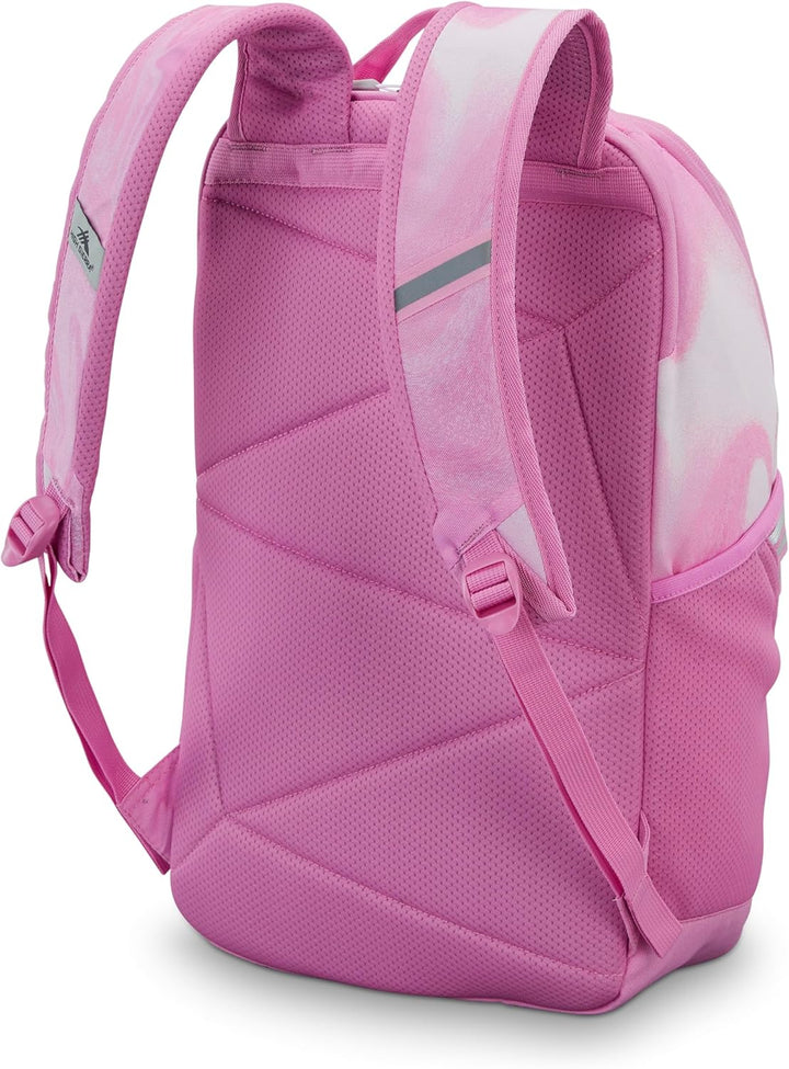 High Sierra Mochila Swoop Sg unisex, remolino de mármol rosado, Tam...