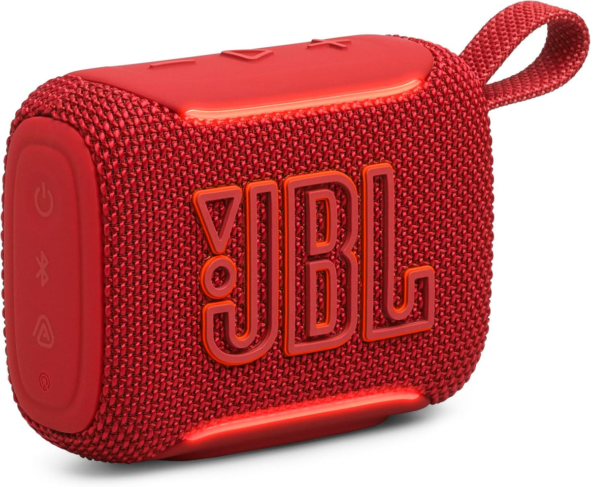 JBL Go 5 Altavoz Bluetooth portátil, impermeable y a prueba de polvo - Rojo