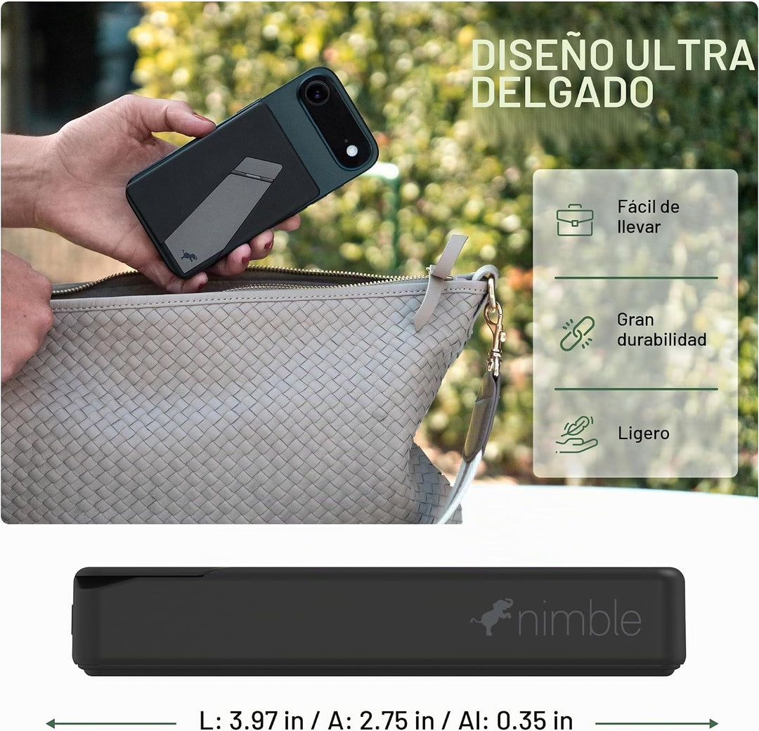 Nimble Champ Cargador portátil inalámbrico \u2013 Cargador de energ...