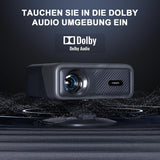 [Aplicación con licencia oficial y 2500 ANSI] Proyector 4K con WiFi...