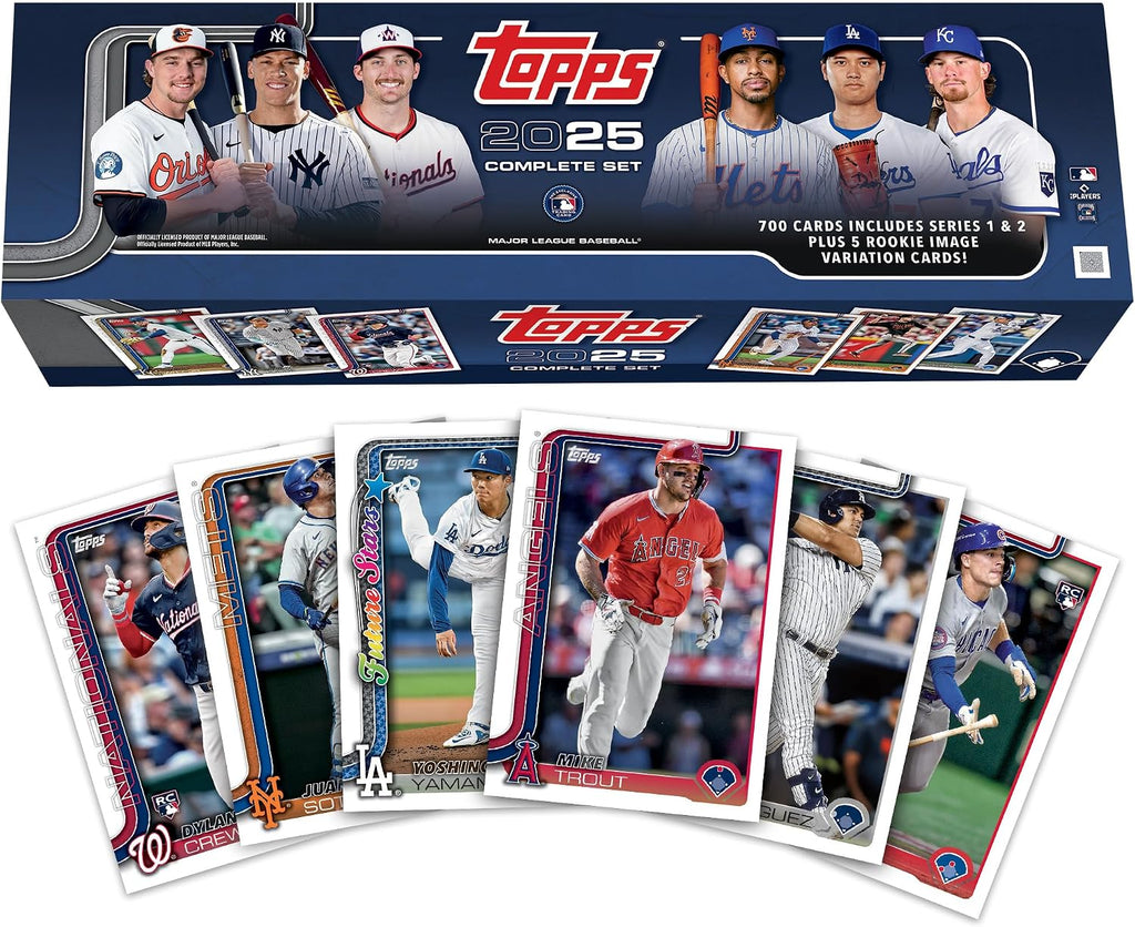 Topps 2025 Sets completos de béisbol - Sellado de fábrica - Caja al por menor