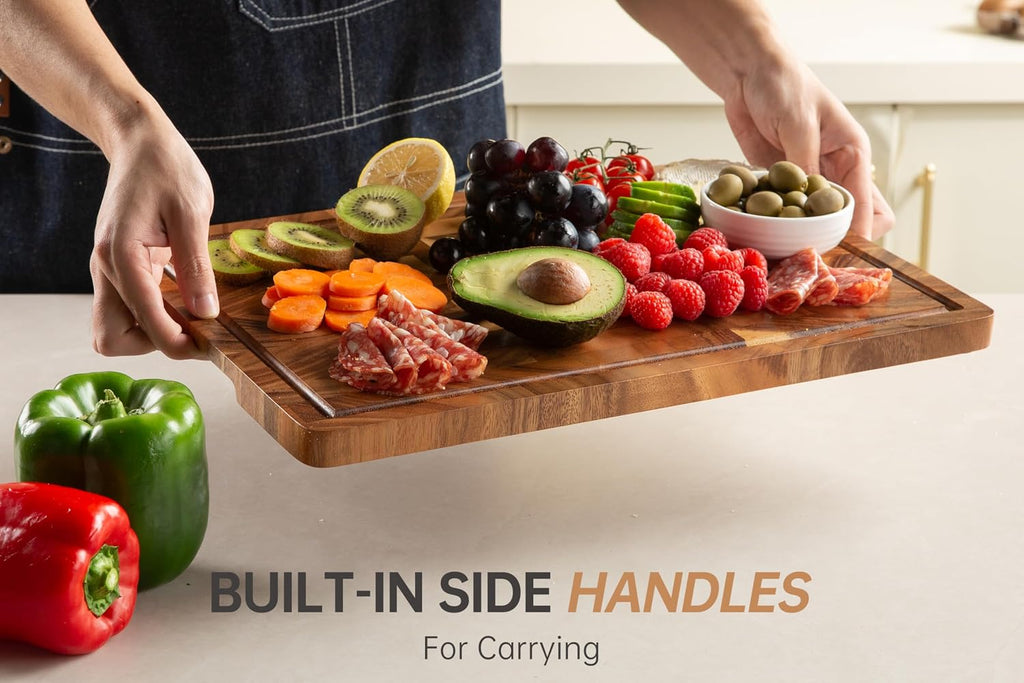 Tabla de cortar de nogal para cocina, tablas de cortar de madera