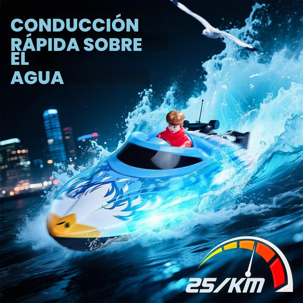 BEZGAR HJ822 12 Inch 25 KPH Fast RC Speed Boat para Kids Adults