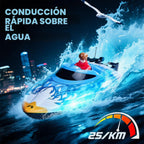 BEZGAR HJ822 12 Inch 25 KPH Fast RC Speed Boat para Kids Adults