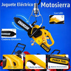 Motosierra de Juguete para Niños - Herramienta de Imaginación con Gafas de Protección para Niños 3+