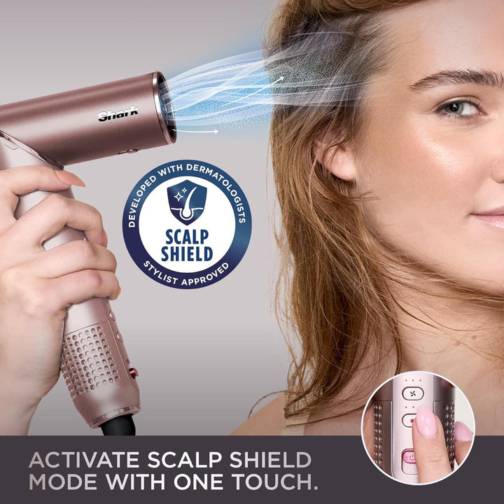 Shark FlexFusion - Plancha de pelo y potente secador de pelo con ce...