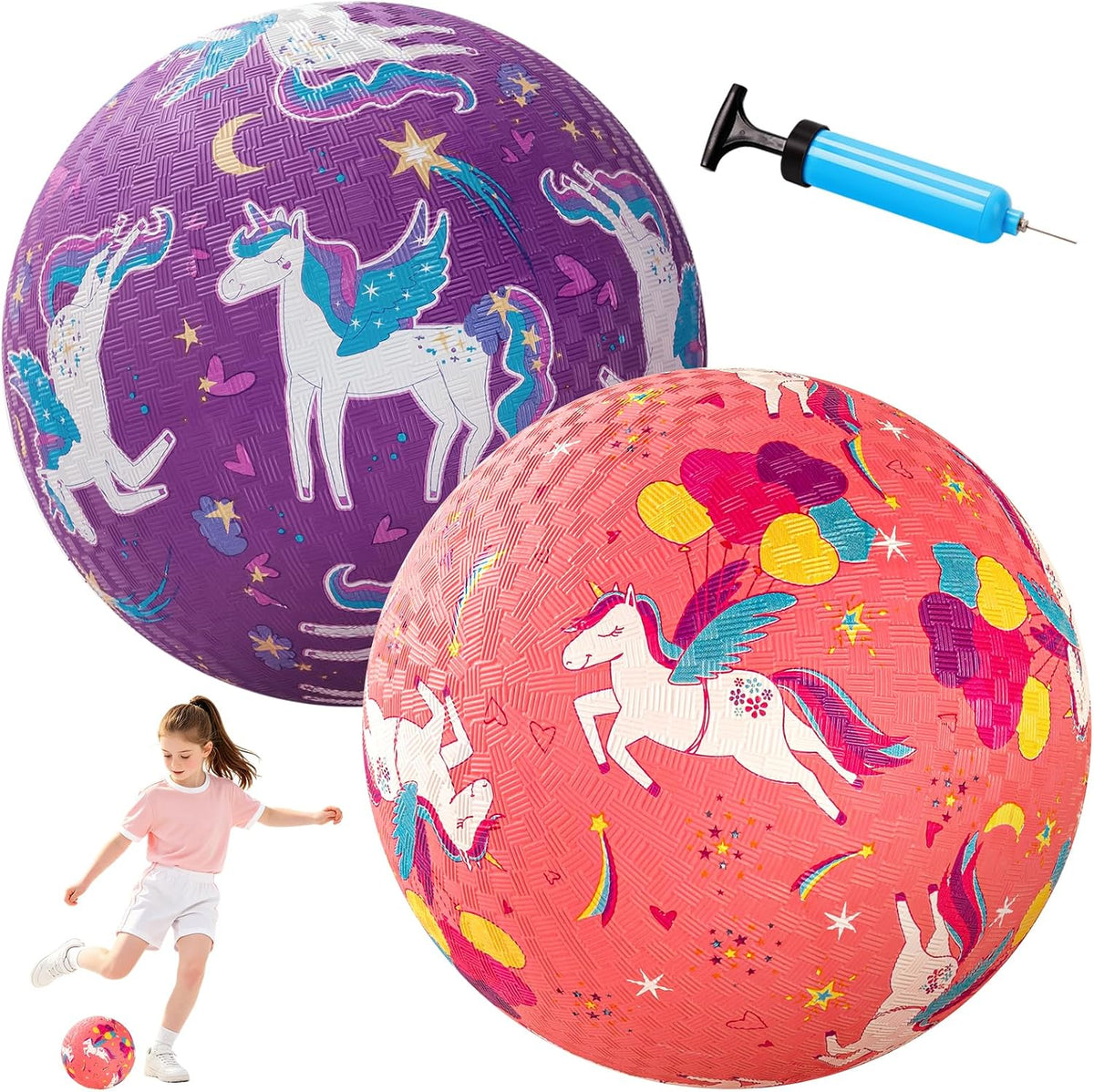 Pelotas de parque infantil para niños de 3 a 12 años, paquete de 2