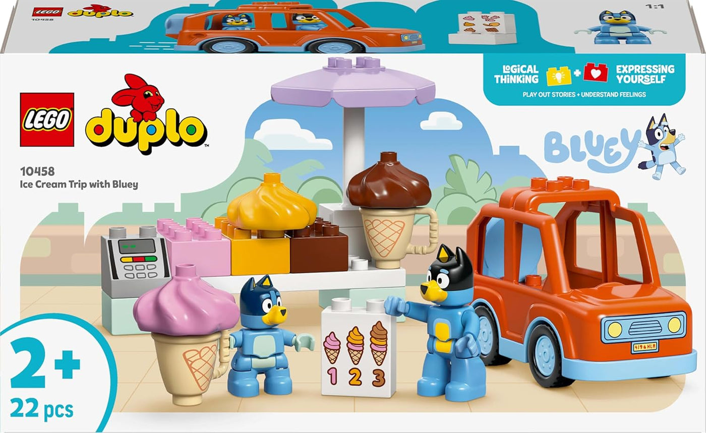 LEGO Bluey Bluey and Ice Cream Adventure Toy, juguete educativo, re...