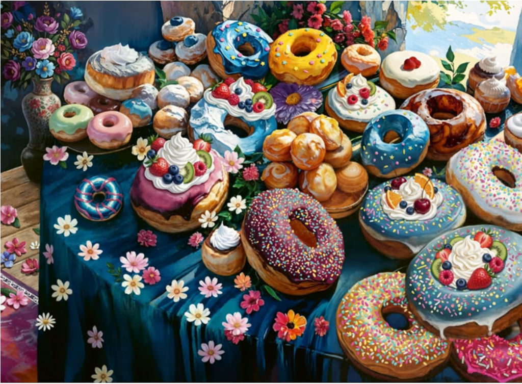 Trefl Coloridas Donuts - Rompecabezas de 2000 piezas 37.8"x26.9"