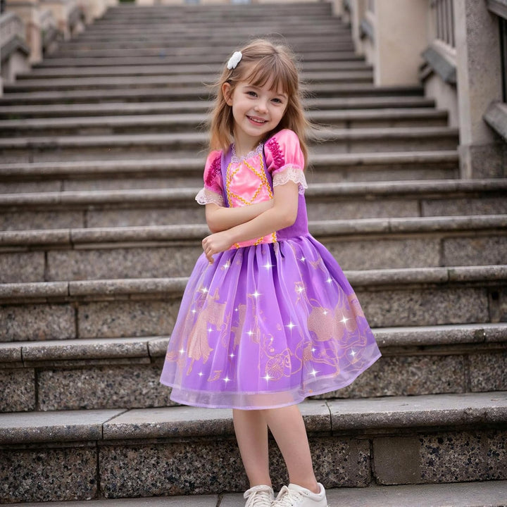 Meland Vestido de princesa - Ropa de vestir para niñas con juguetes...