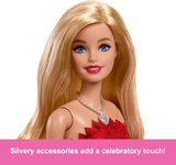 Barbie Mattel - Muñeca rubia de celebración del 80