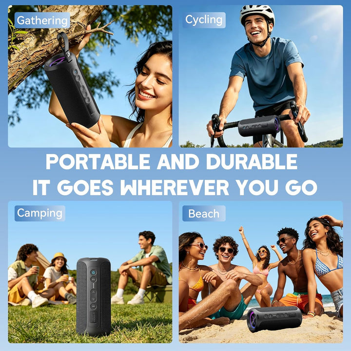 Ortizan Altavoz Bluetooth portátil inalámbrico (2.ª generación), so...