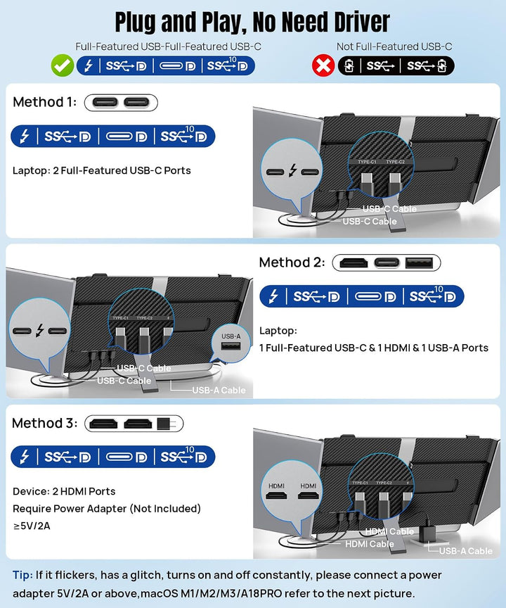 KEFEYA Extensor de pantalla para laptop de 14.2 pulgadas, 2.2 libra...