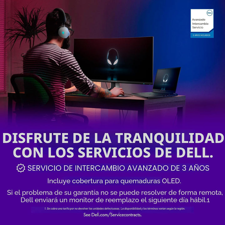 Alienware AW2725DF Monitor de juegos OLED - 26.7 pulgadas Quantum-D...