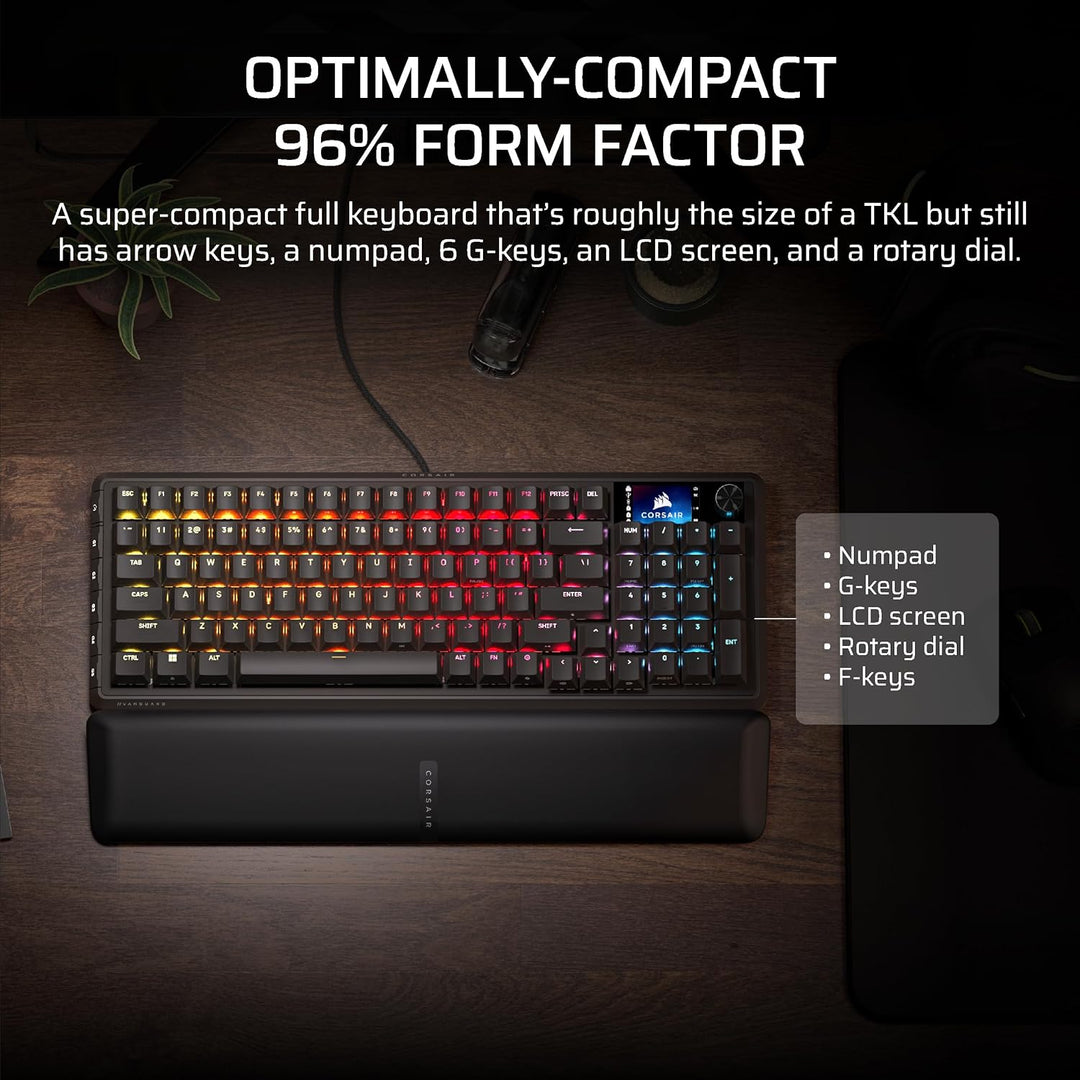 Corsair Teclado Mecánico Gaming Vanguard 96 con Cable \u2013 Diseño...