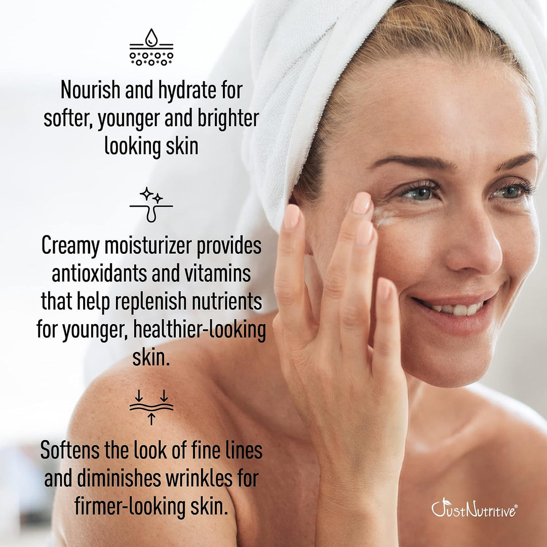 Just Nutritive Crema facial de día antienvejecimiento | Mejor crema...