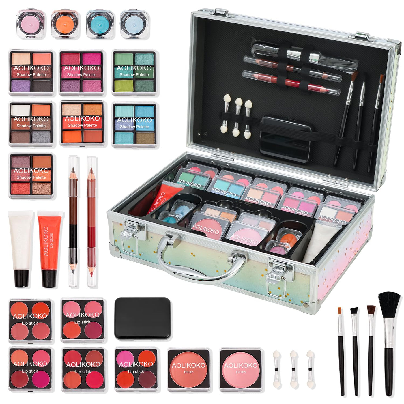 AOLIKOKO Kit de Maquillaje para Adolescentes y Mujeres Kit Completo...