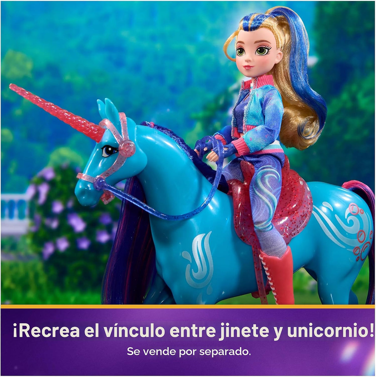 Unicorn Academy Figura de río de 11 pulgadas, muñecas y juguetes de