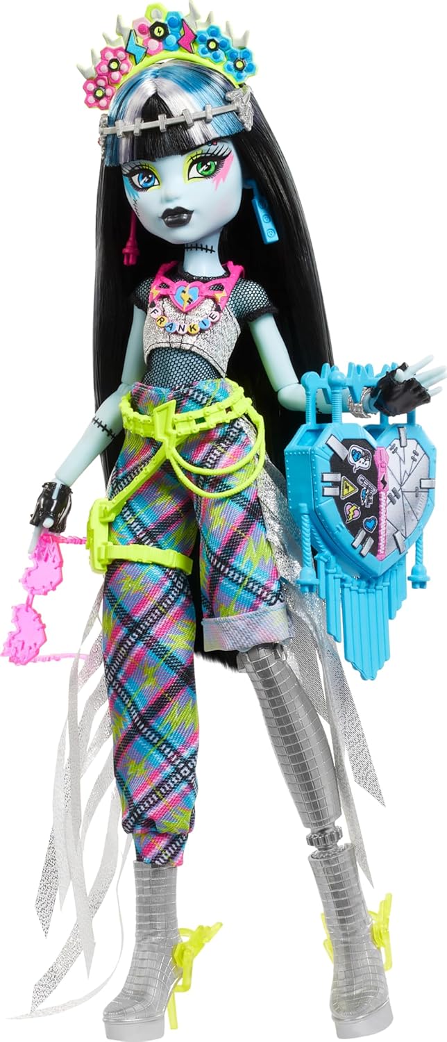 Monster High Muñeca del Festival Monster Fest, Frankie Stein con at...