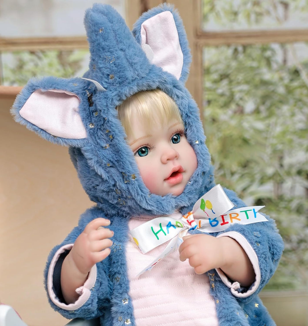 Doldeyiy Muñeca de bebé, muñeca de bebé realista de 20 pulgadas con...