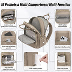 Mochila para laptop Tealari para mujeres, Caqui