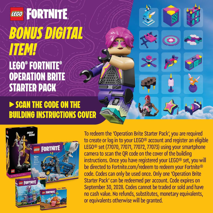 LEGO Fortnite Peely Bone Kit de construcción para adultos