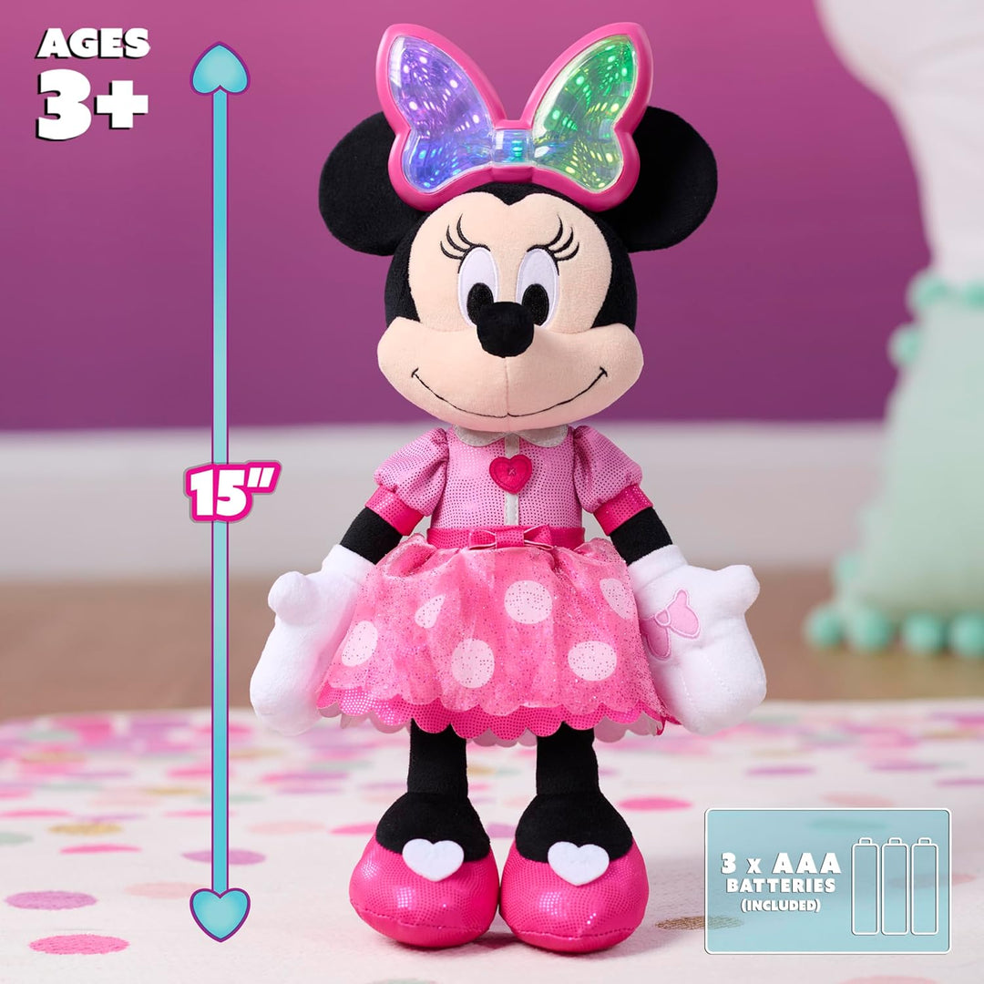 Disney Jr Colorfinity Minnie Mouse juguete de peluche