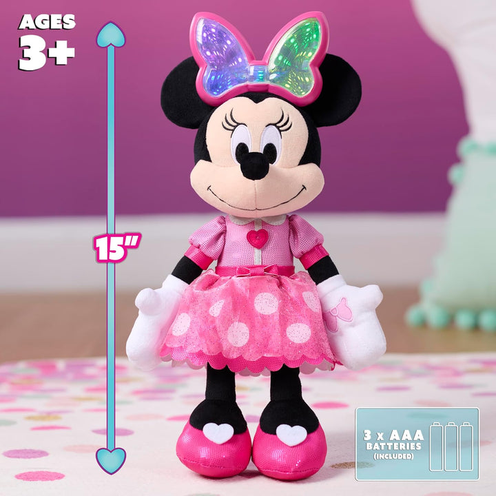 Disney Jr Colorfinity Minnie Mouse juguete de peluche