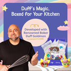 Baketivity x Kit para hornear galletas de unicornio Duff Goldman para niños