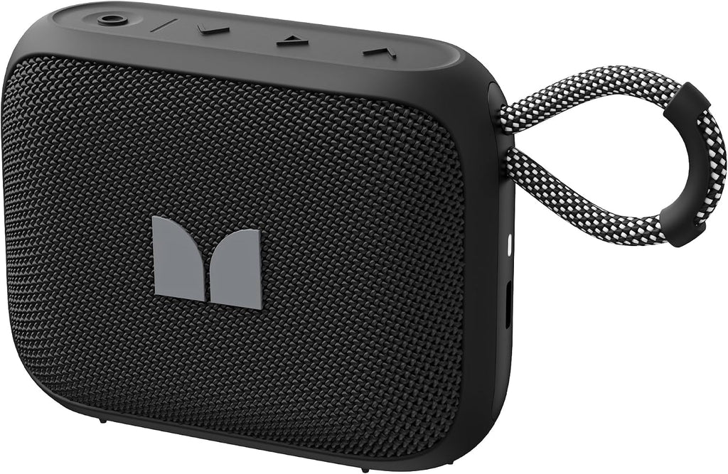 Monster S520 Altavoces Bluetooth portátiles, altavoz inalámbrico con sonido estéreo, Bluetooth 6.0 para exteriores, negro